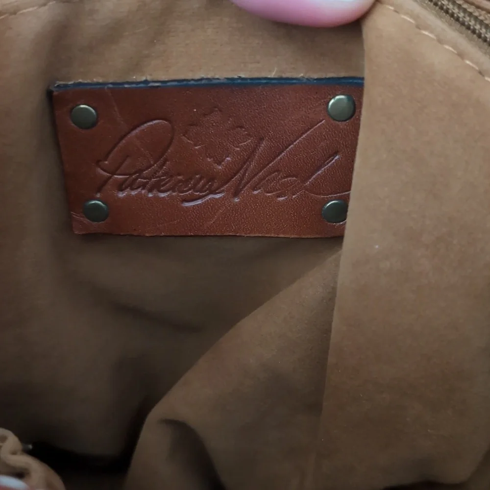 EUC Patricia Nash Heritage Aberdeen Leather Backpack Purse Brown - Picture 13 of 14